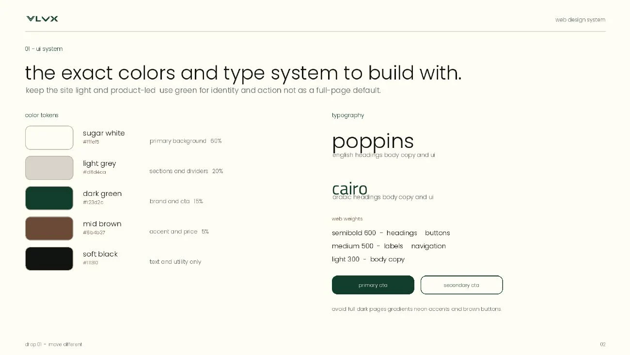 Website direction — page 02