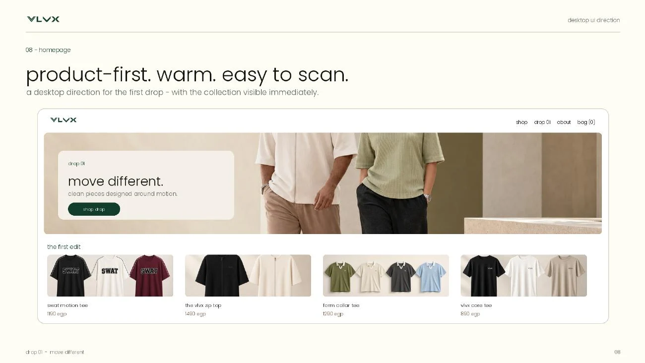 Website direction — page 08
